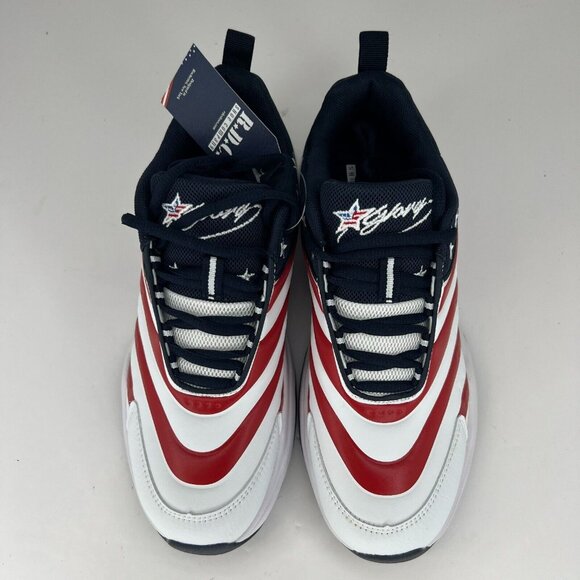 R.D.C Mens Multicolor Glory Patriotic Striped Low Top Lace Up Size 6 Sneakers - Picture 4 of 10